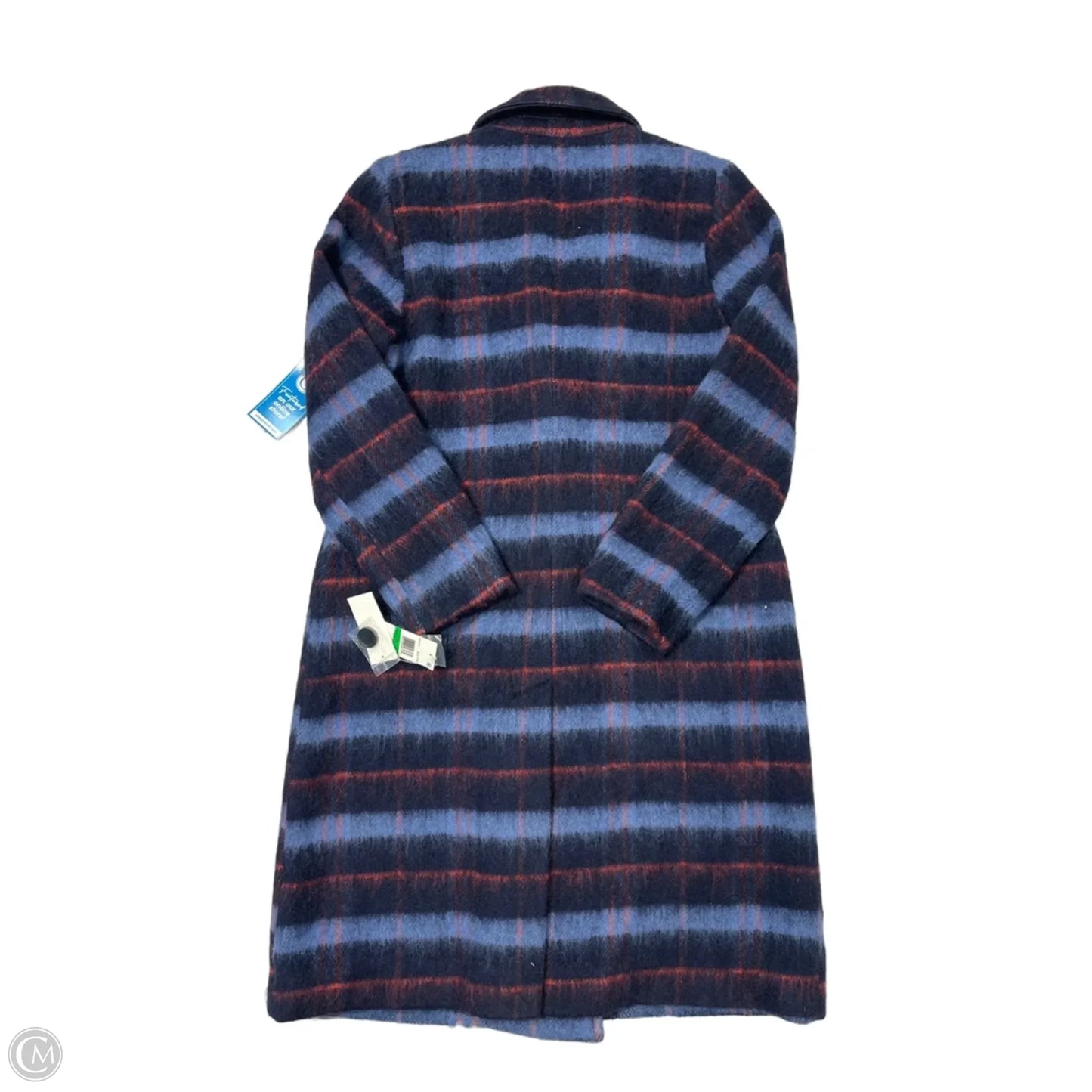 Coat Peacoat By Bcbgeneration In Blue & Red, Size: L