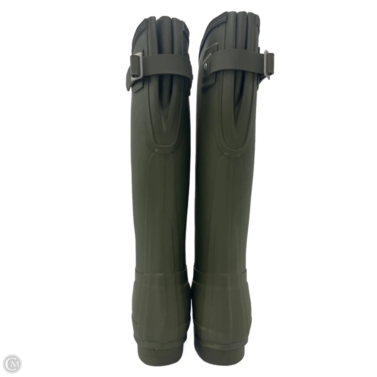 Boots Mid-calf Heels By Hunter In Green, Size: 6