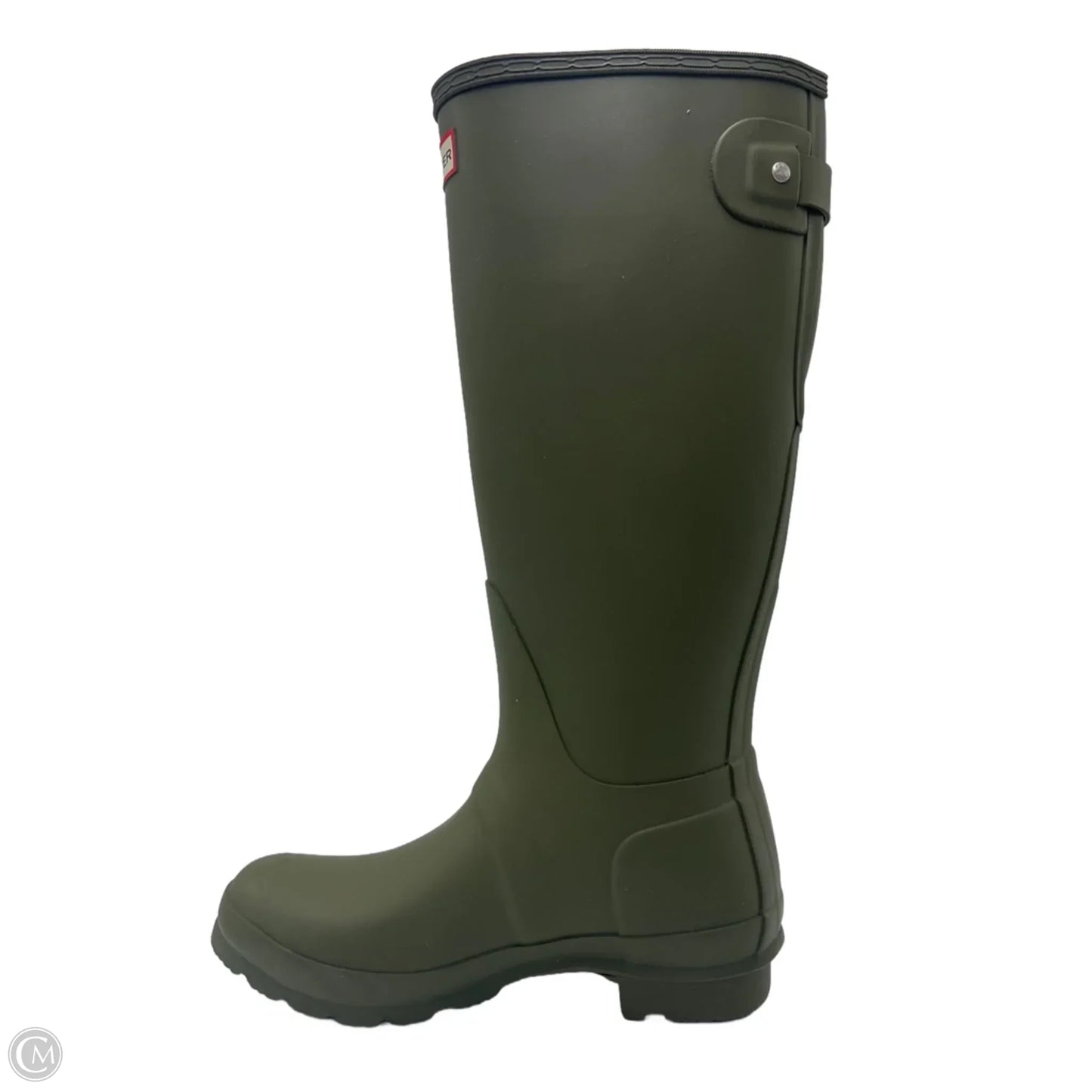 Boots Mid-calf Heels By Hunter In Green, Size: 6