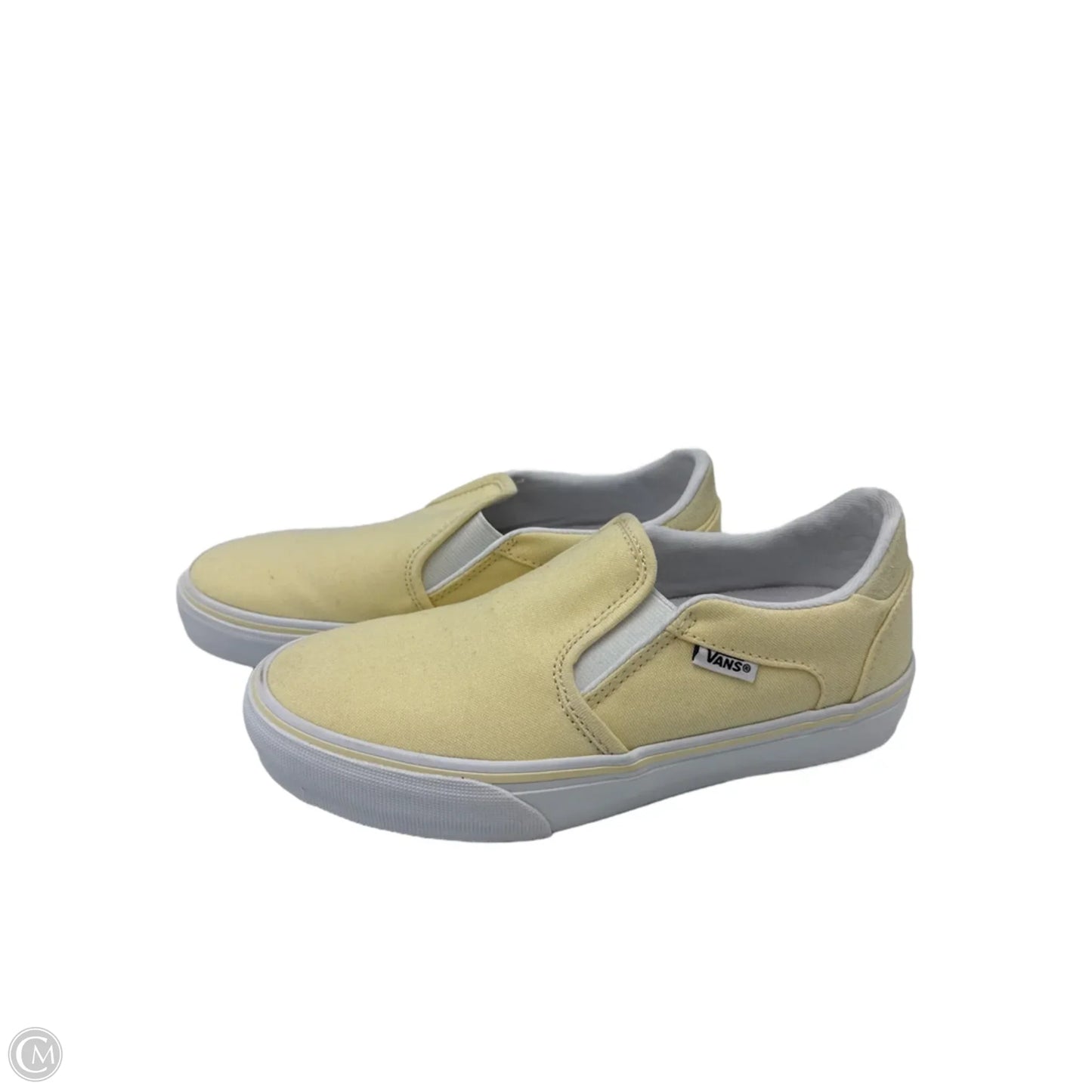 Shoes Flats By Vans In Yellow, Size: 6