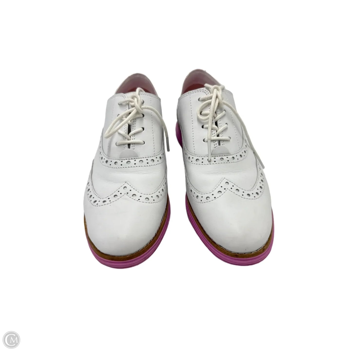 Shoes Designer By Cole-haan In Pink & White, Size: 8.5