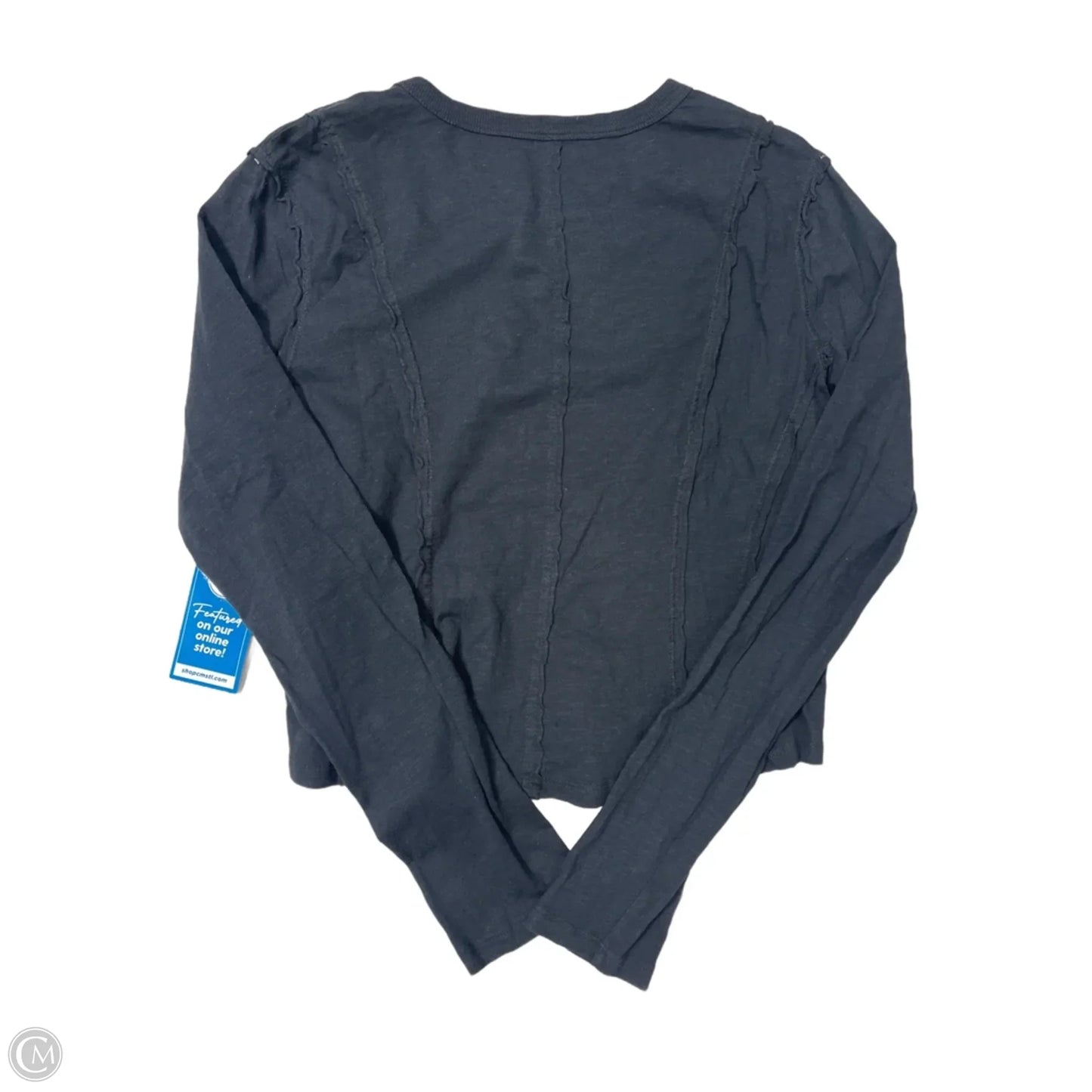 Top Long Sleeve By Pilcro In Black, Size: L