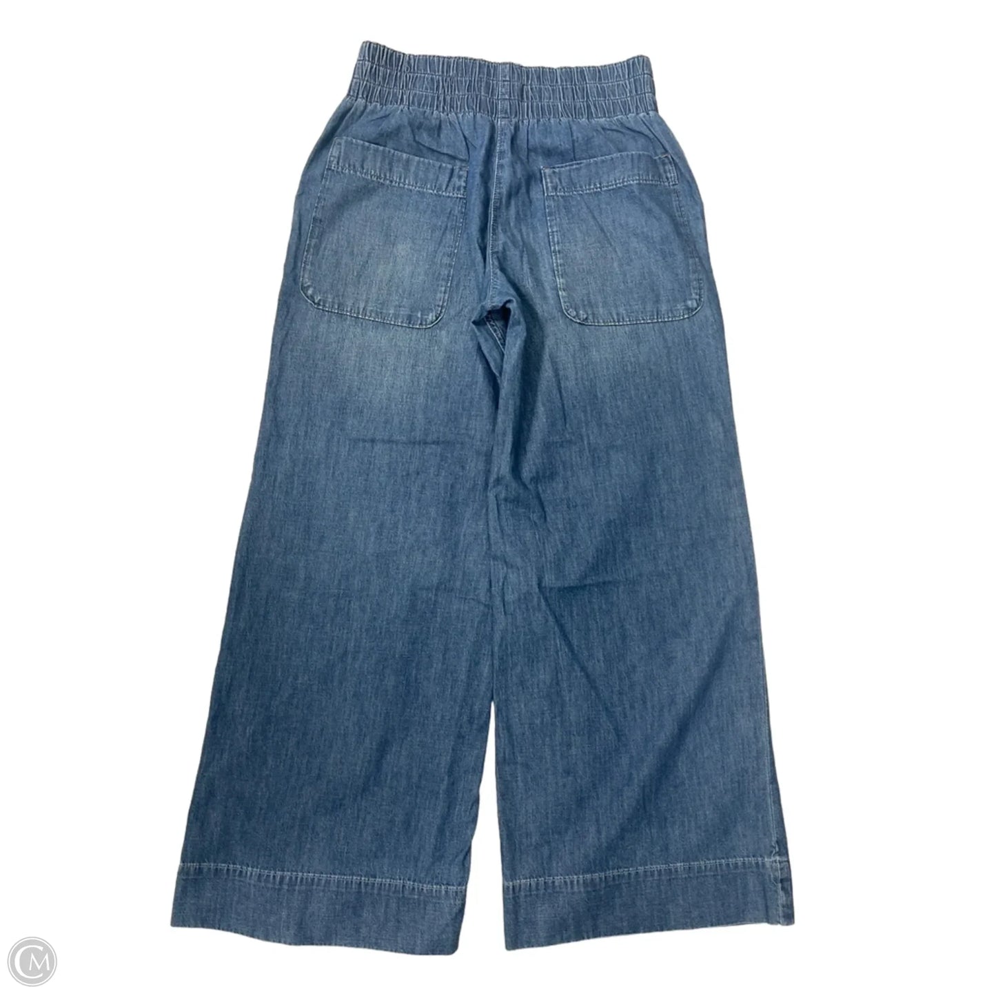 Jeans Wide Leg By Free People In Blue Denim, Size: M