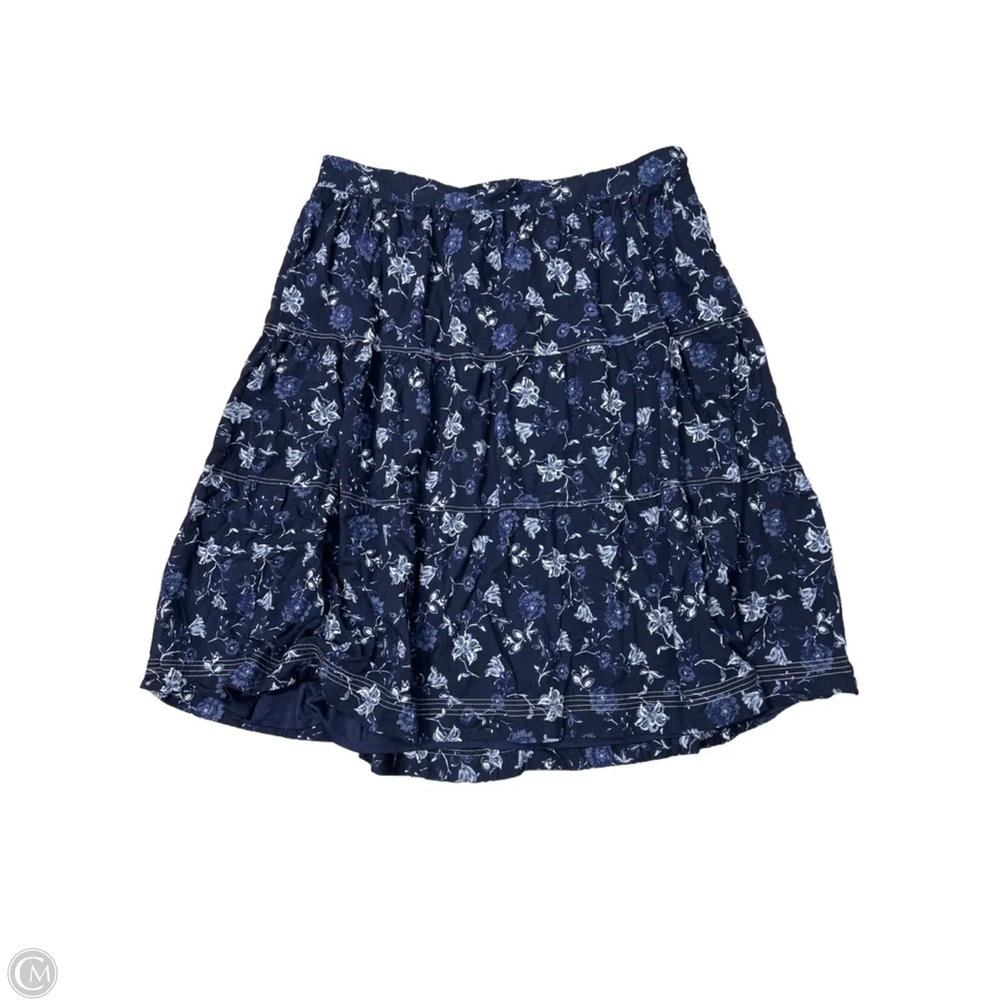 Skirt Maxi By Lane Bryant In Navy, Size: 26