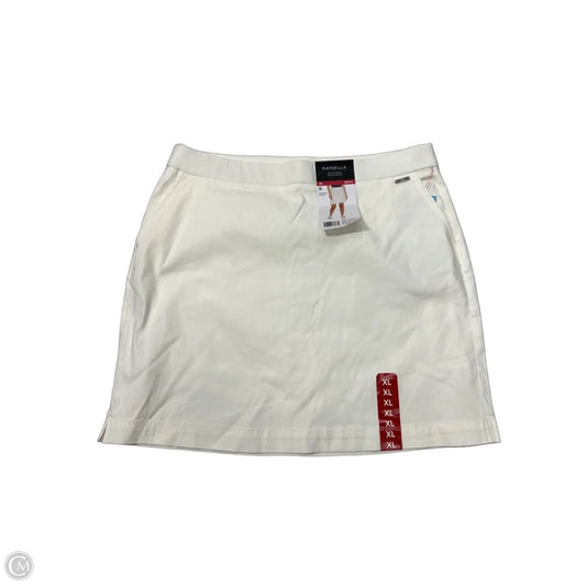 New! Athletic Skort By Rafaella In White, Size: Xl
