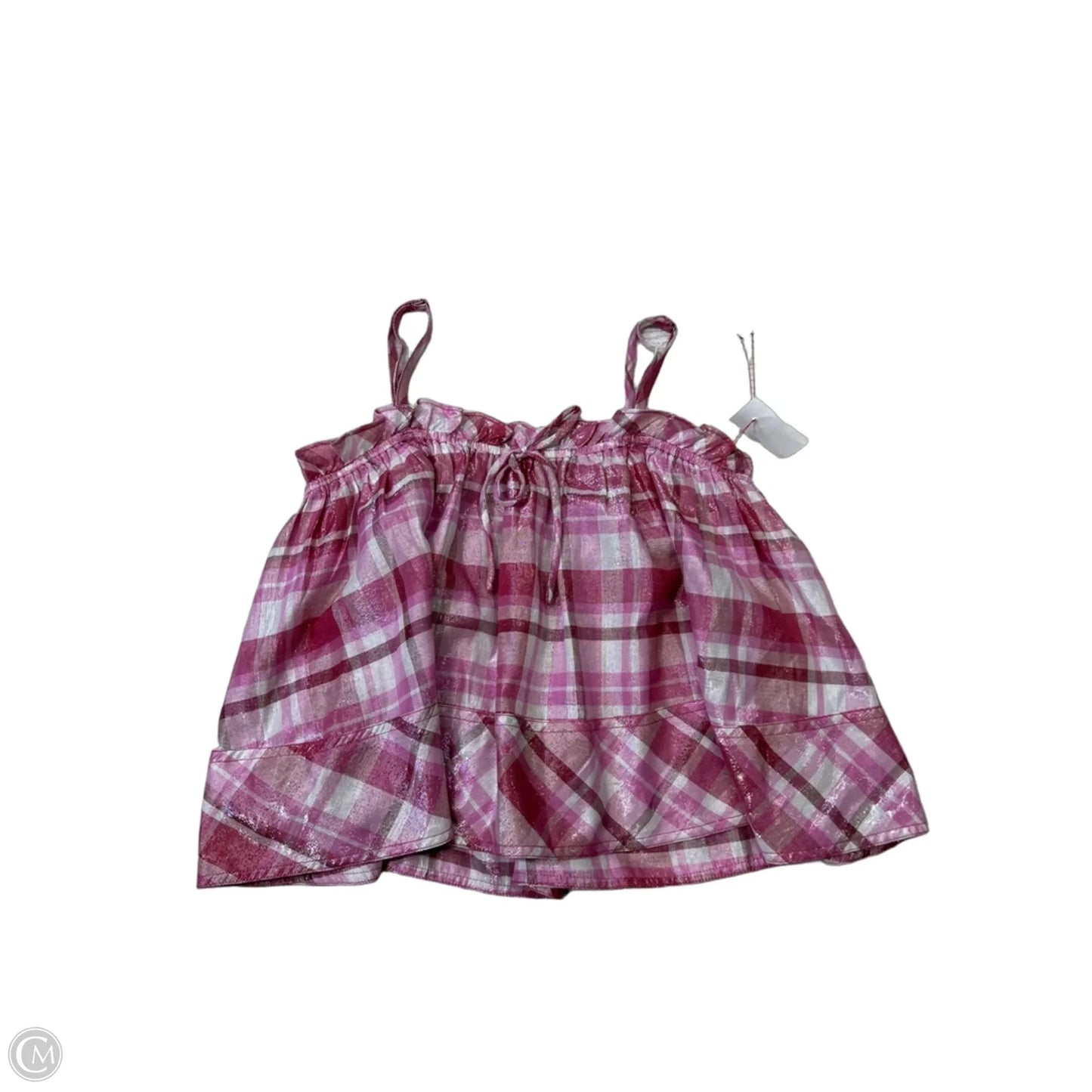 Top Sleeveless By Pilcro In Pink & Red, Size: M