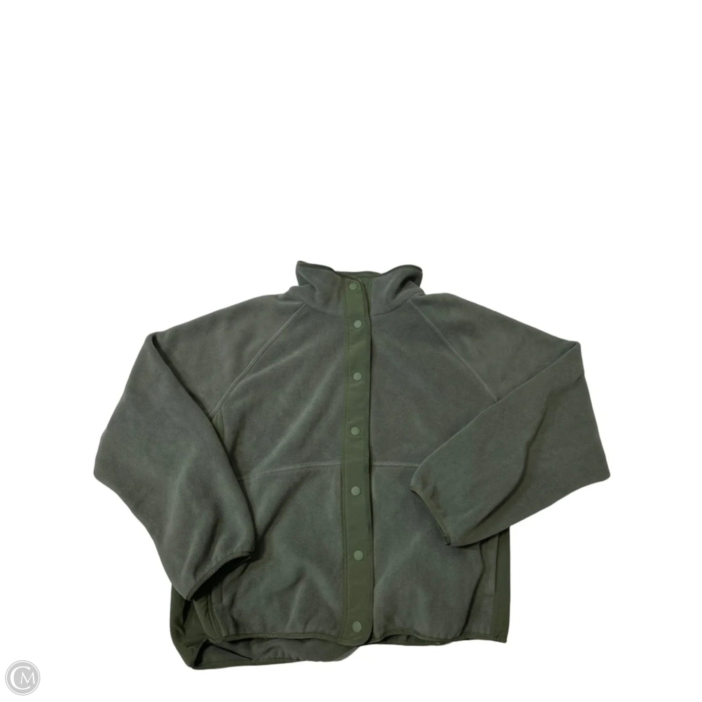 Jacket Fleece By Athleta In Green, Size: L
