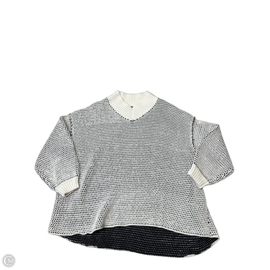 Sweater By Free People In Black & Cream, Size: S