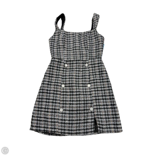 Dress Casual Short By Francesca's In Blue & Cream, Size: Xs