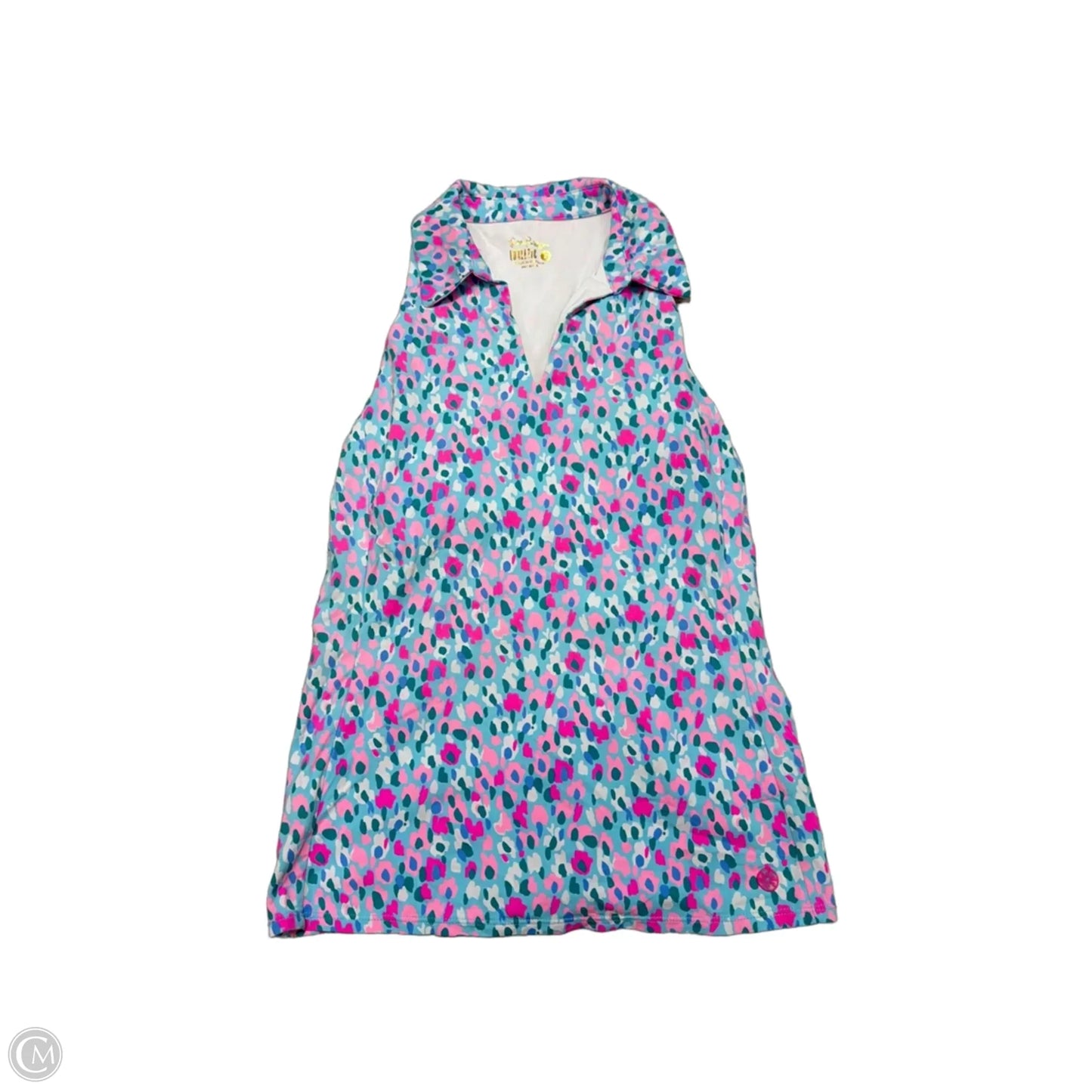 Top Sleeveless Designer By Lilly Pulitzer In Blue & Pink, Size: S