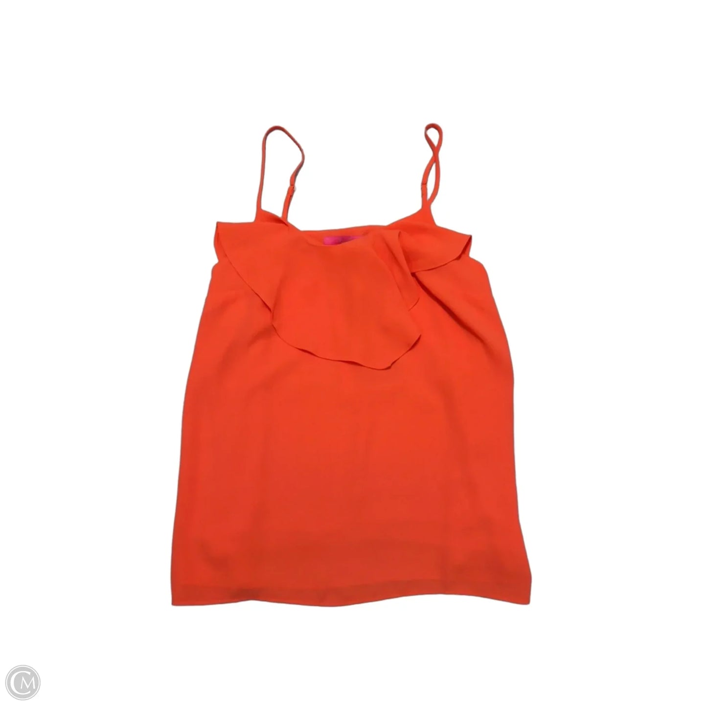 New! Top Sleeveless Designer By Lilly Pulitzer In Orange, Size: Xxs