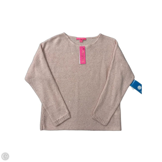 Sweater Cardigan Designer By Lilly Pulitzer In Pink, Size: S