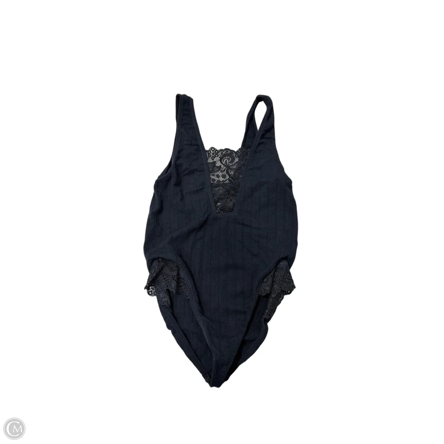 Bodysuit By Anthropologie In Black, Size: Xxs