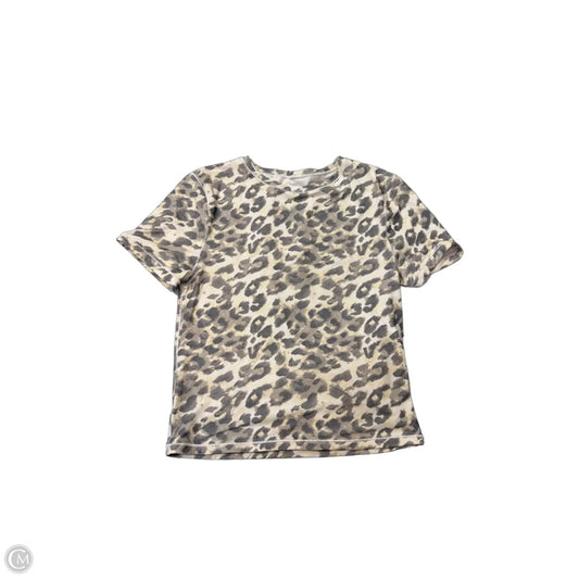 Top Short Sleeve By Skims In Animal Print, Size: Sp