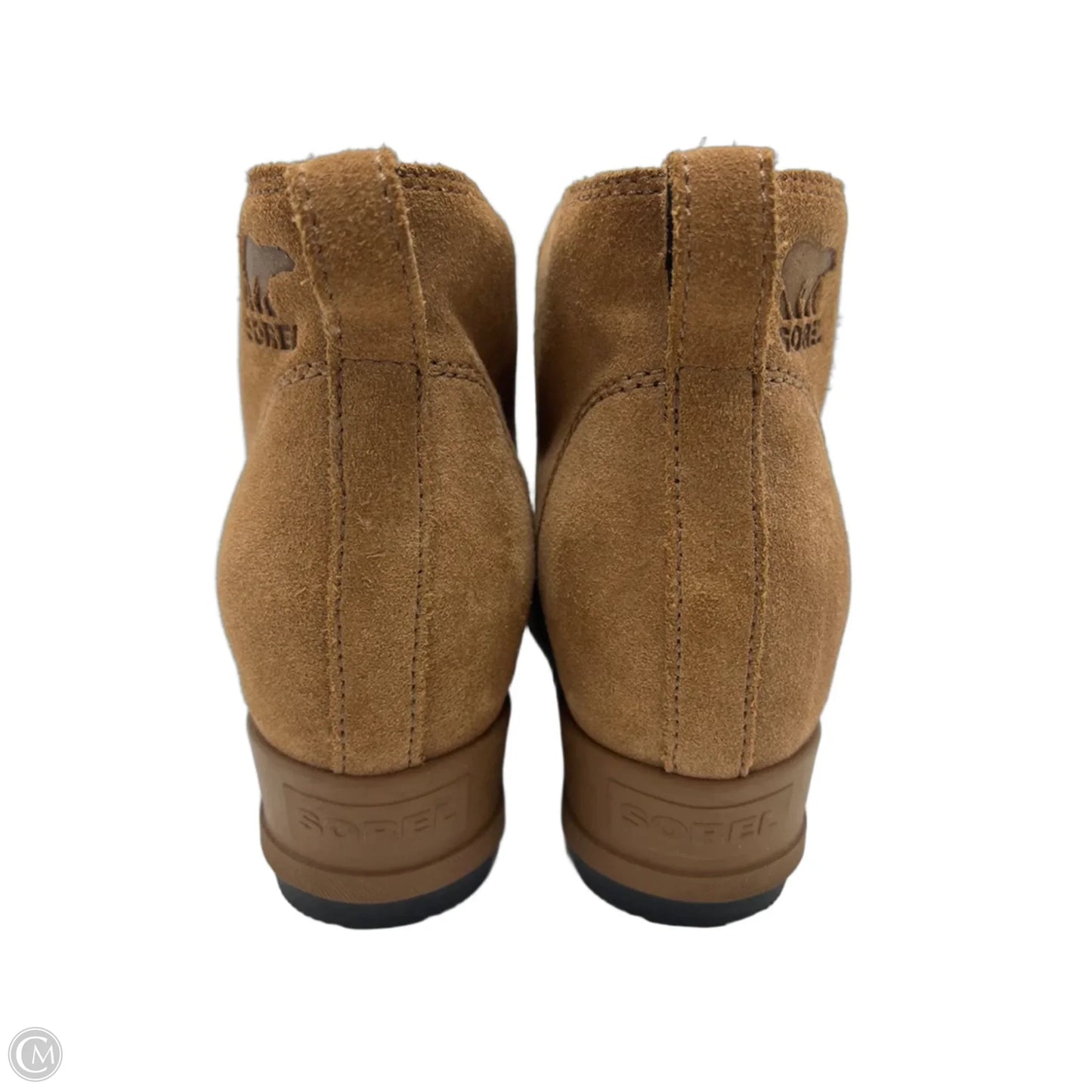 Shoes Designer Boots By Sorel In Brown, Size: 7