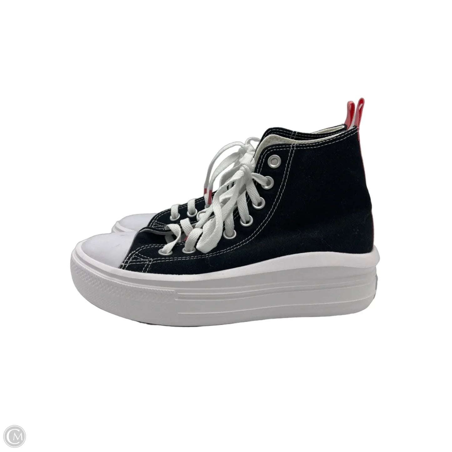 Shoes Sneakers By Converse In Black & Pink, Size: 7.5