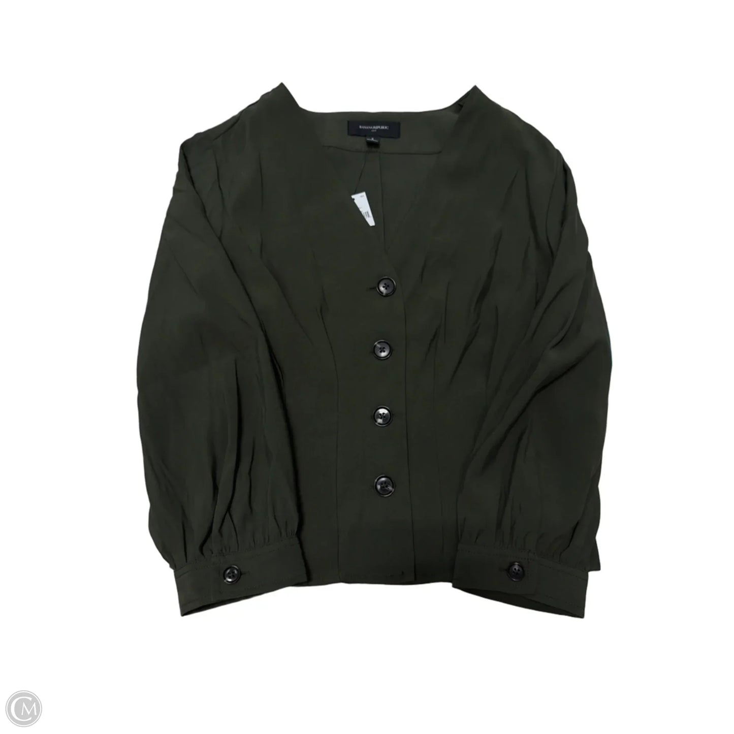 New! Top Long Sleeve By Banana Republic In Green, Size: Xs
