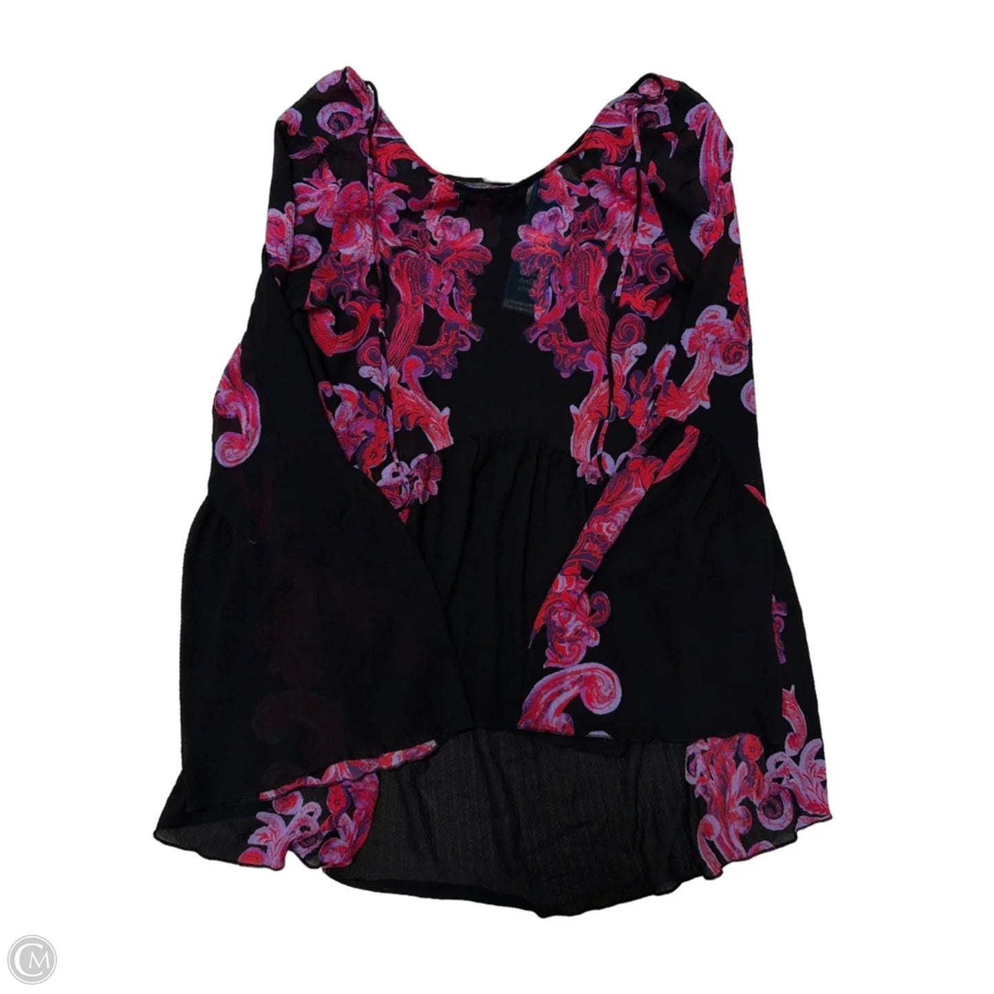 Dress Casual Short By Free People In Black & Purple, Size: Sp