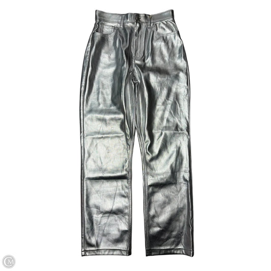 New! Pants Wide Leg By Abercrombie And Fitch In Silver, Size: 4p