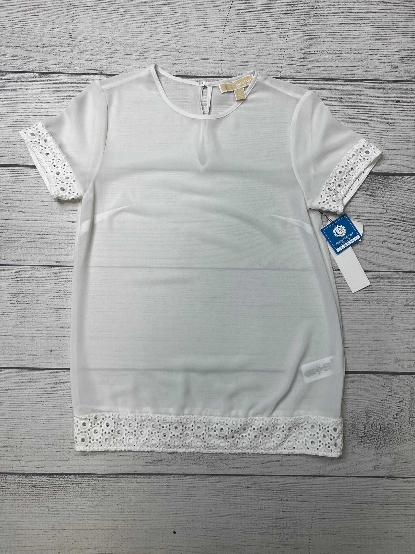 Top Short Sleeve Designer By Michael By Michael Kors  Size: S