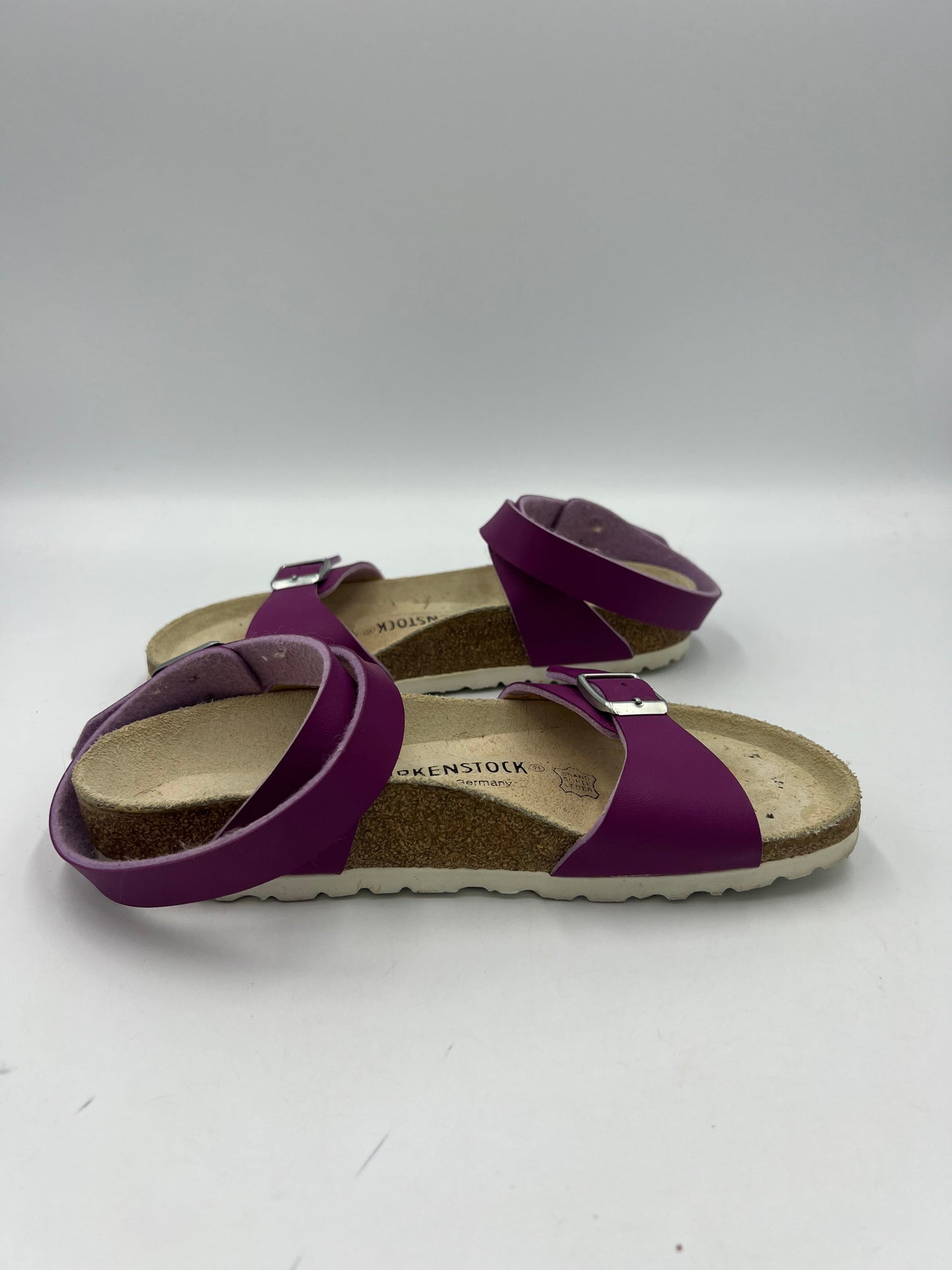 Purple Shoes Designer Birkenstock, Size 6