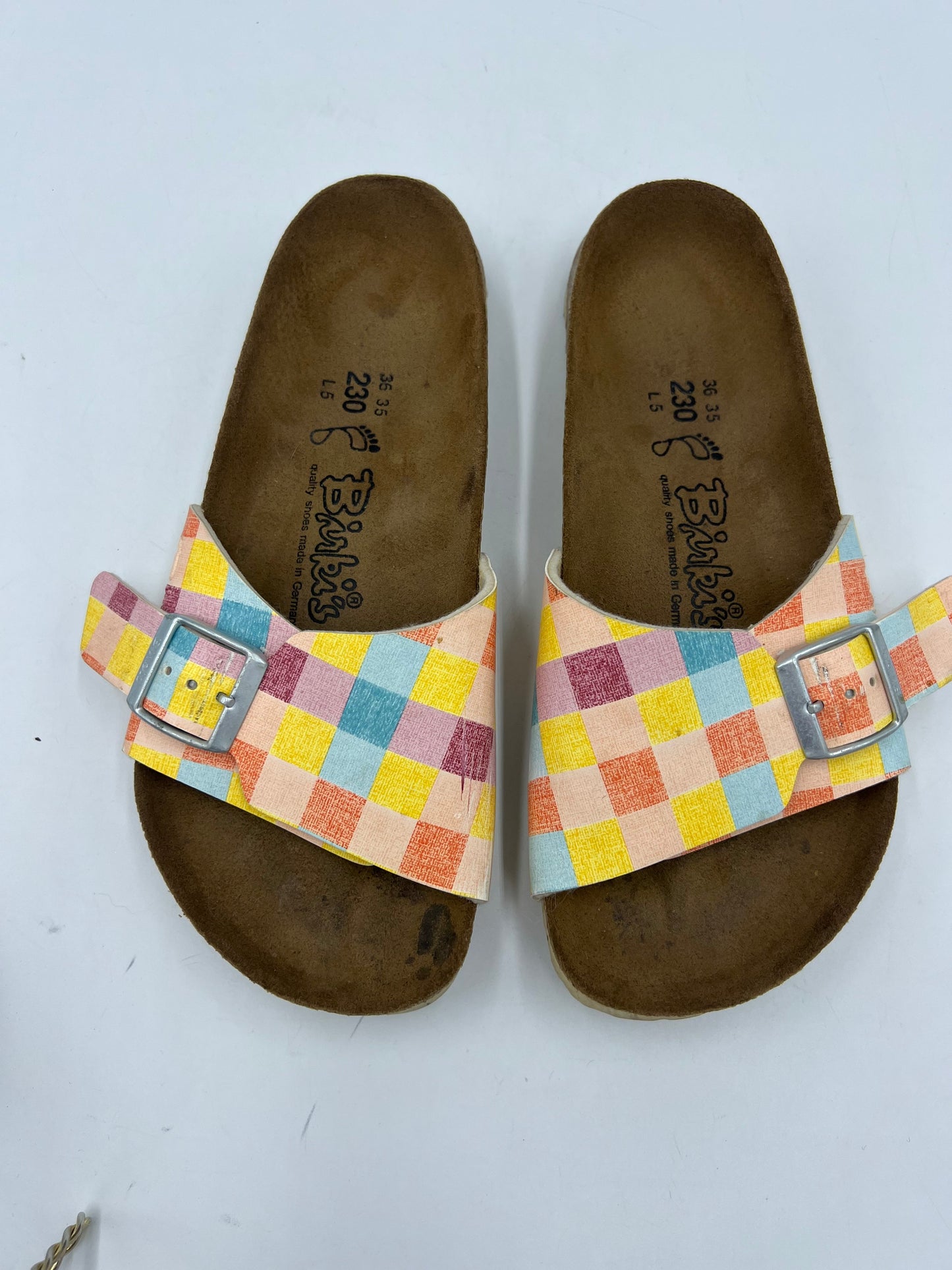 Multi-colored Shoes Designer Birkenstock, Size 6