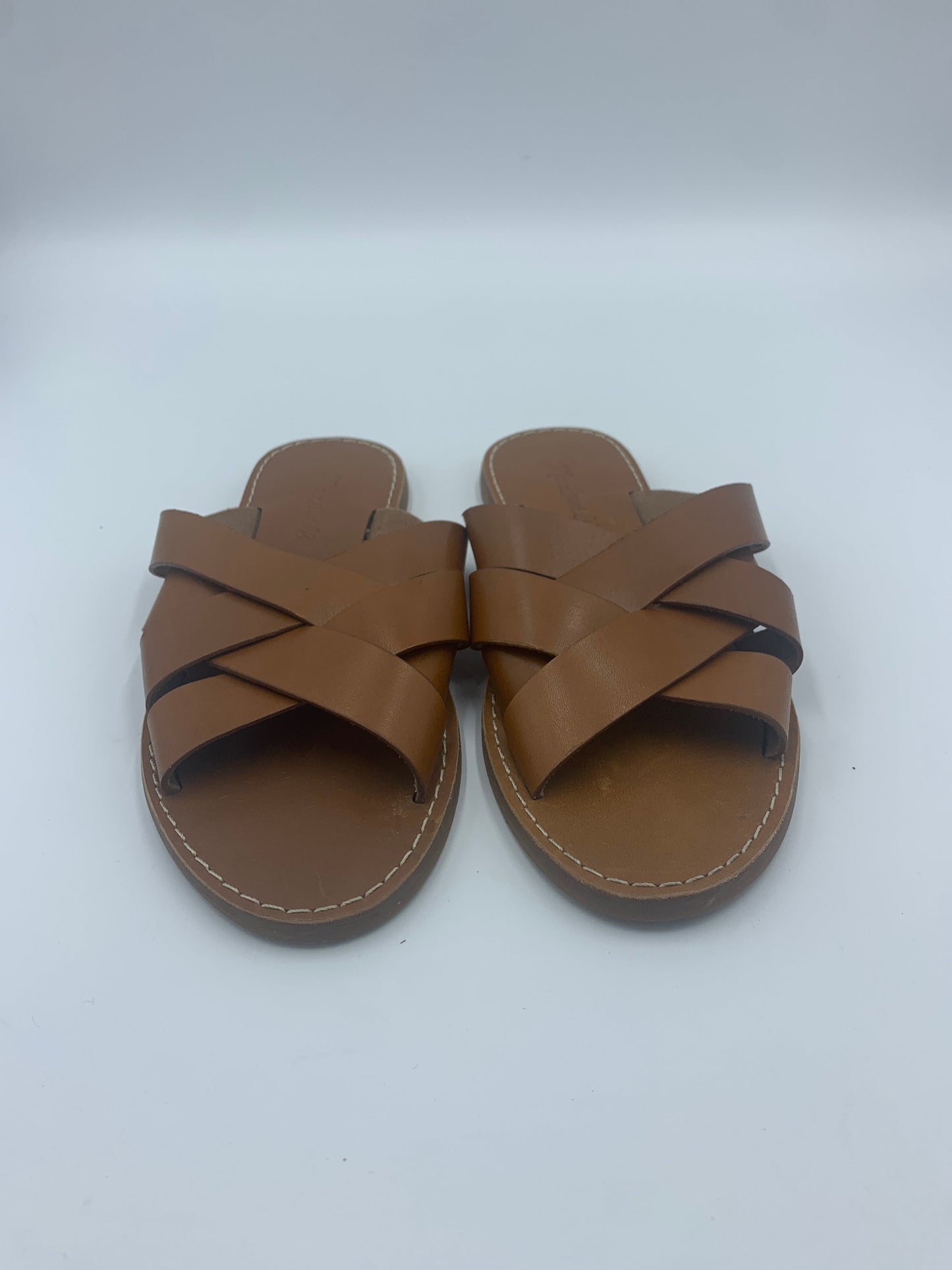 Brown Sandals Flats Madewell, Size 7.5