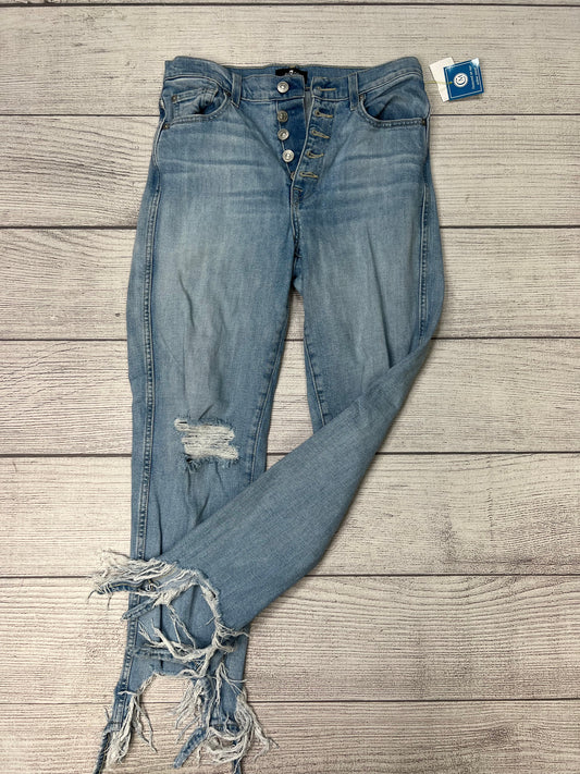 Jeans Designer By 7 For All Mankind In Denim, Size: 4