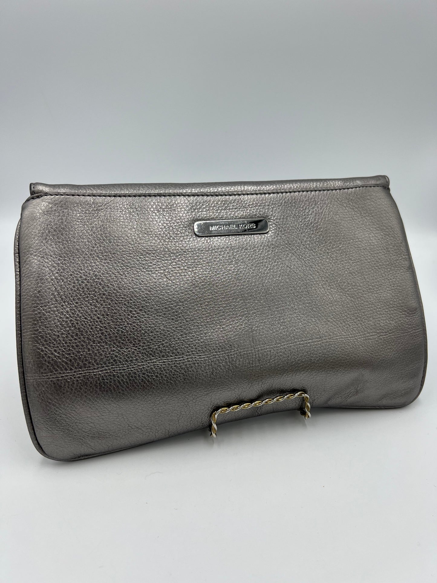 Clutch in Leather By Michael Kors