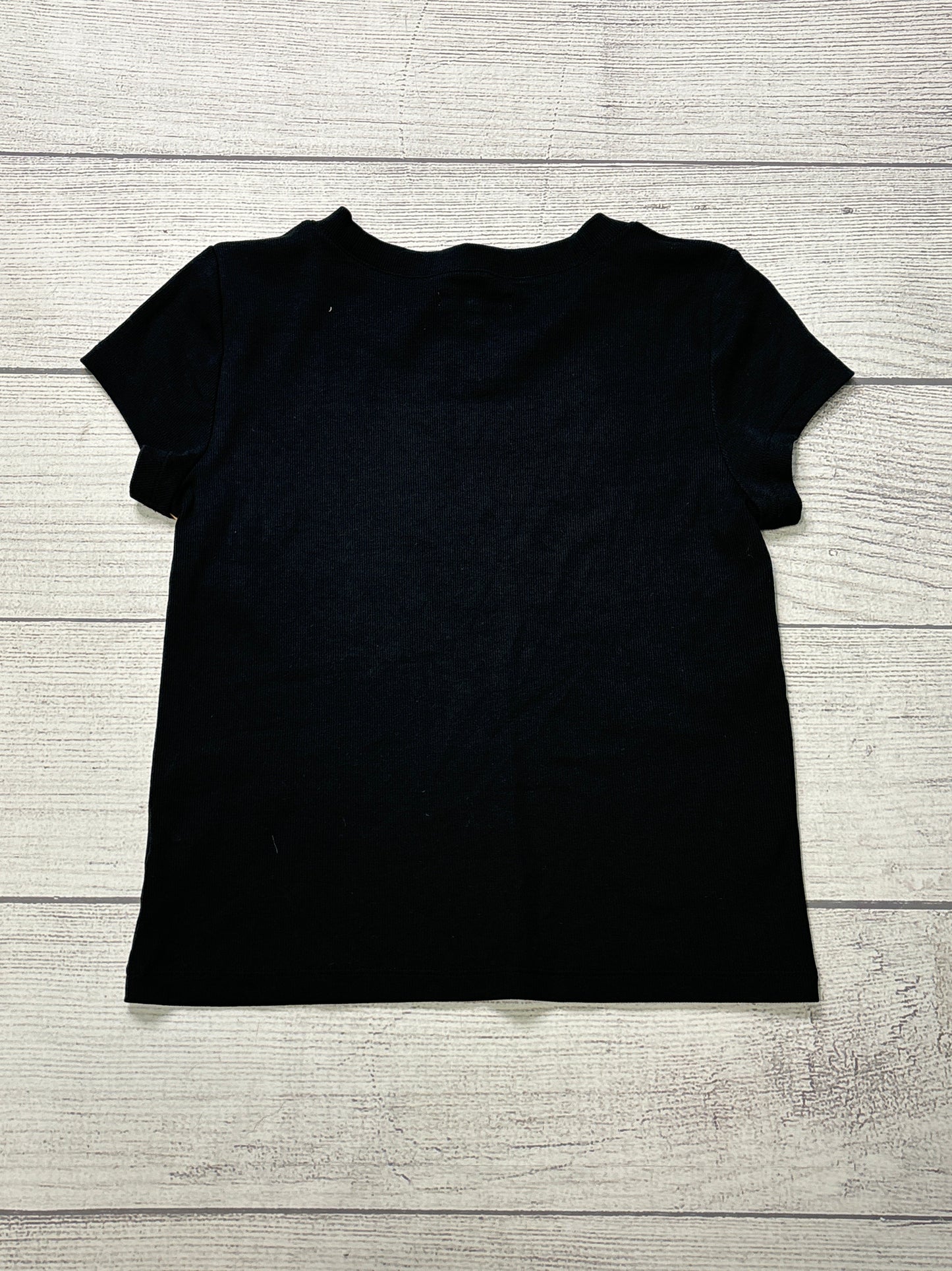 Top Short Sleeve Basic By Madewell In Black, Size: M