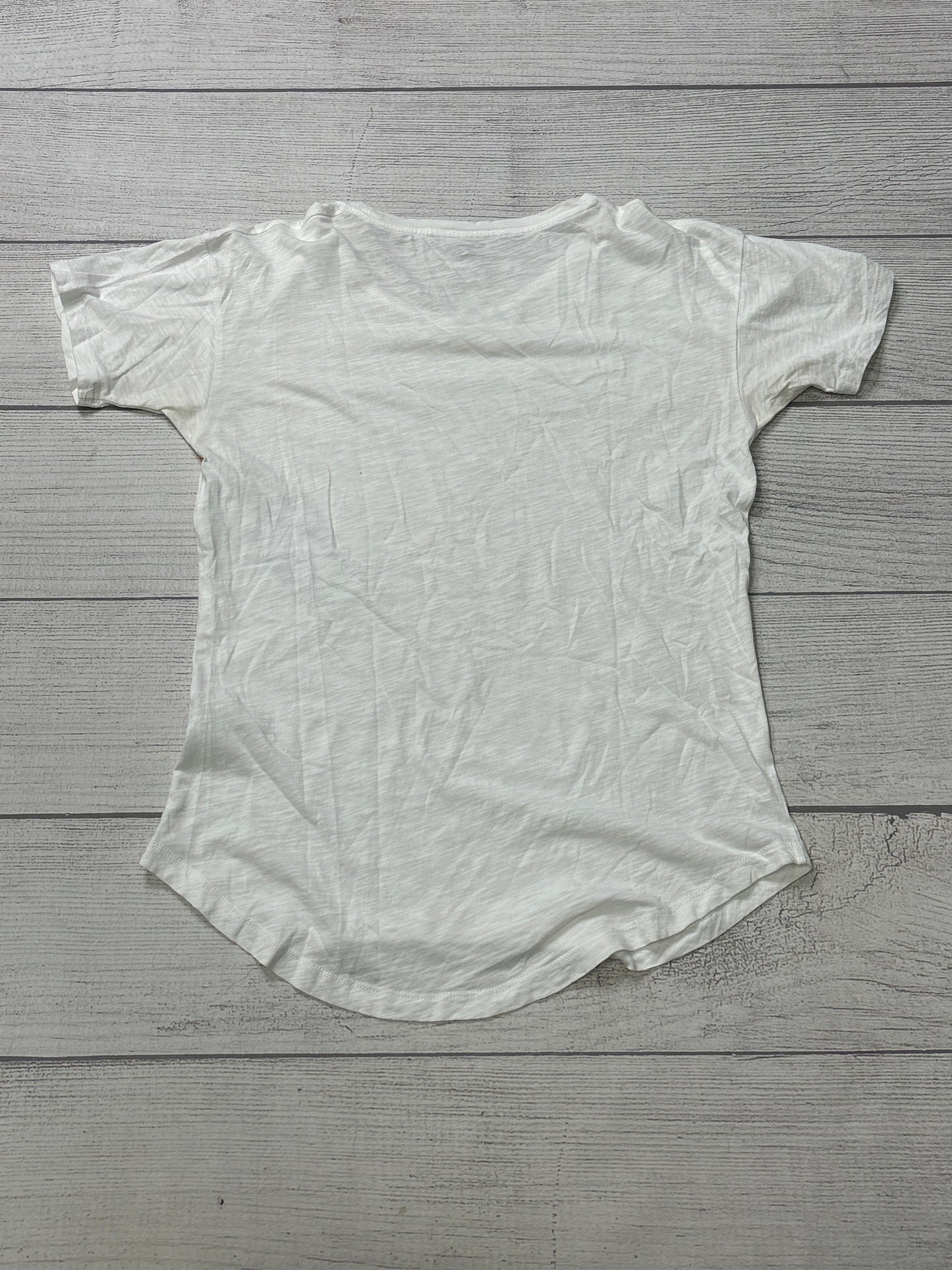 Top Short Sleeve Basic By Madewell In White, Size: M