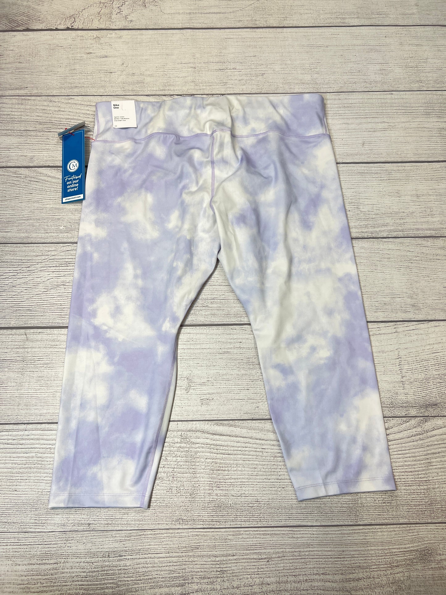 New! Athletic Capris By Nike Apparel In Purple, Size: 2x