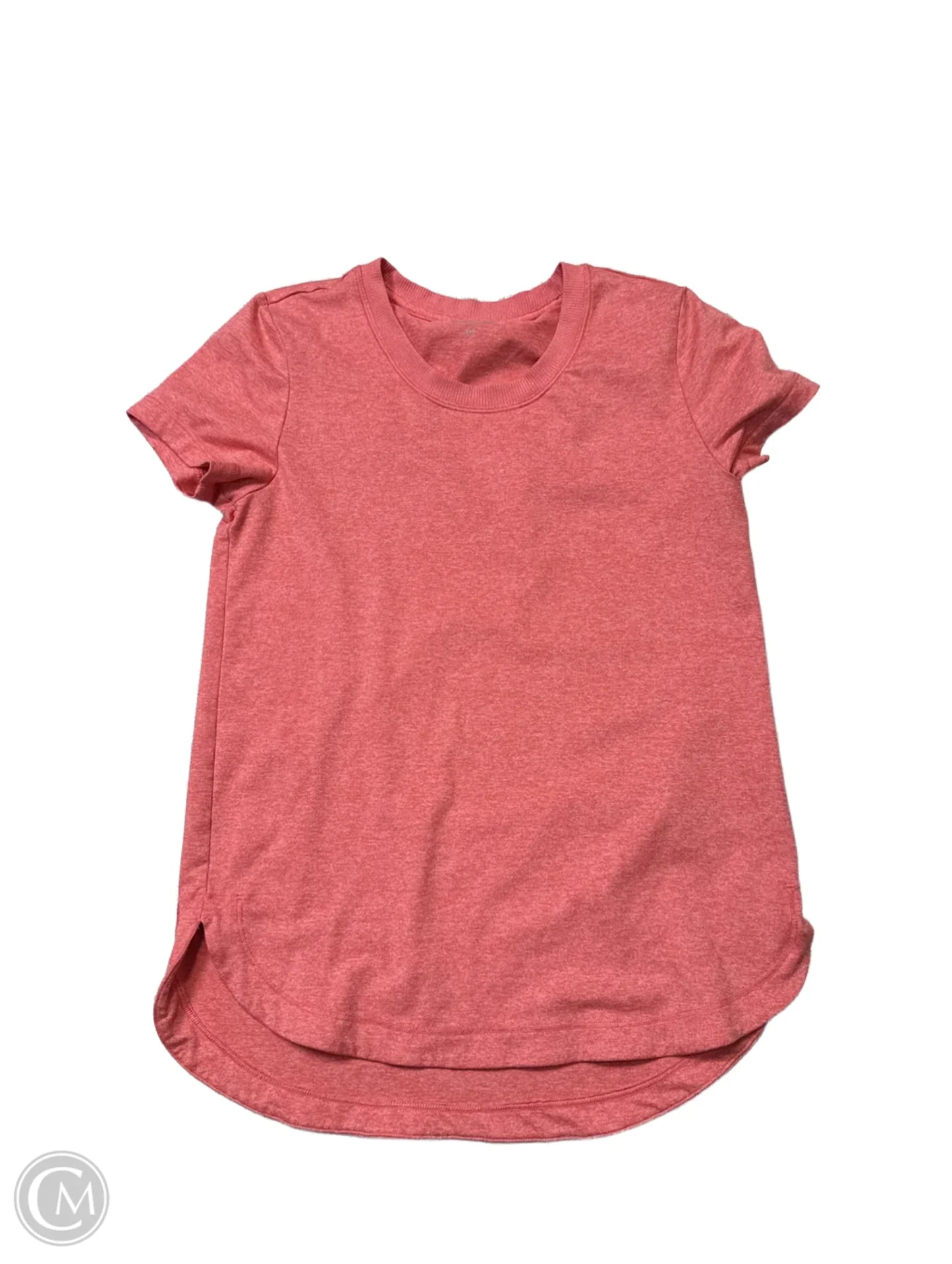 Athletic Top Short Sleeve By Athleta In Orange, Size: Xxs