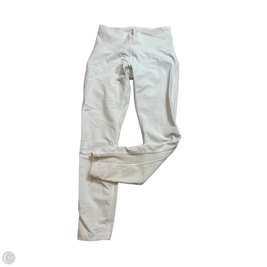 Athletic Leggings By Lululemon In White, Size: S