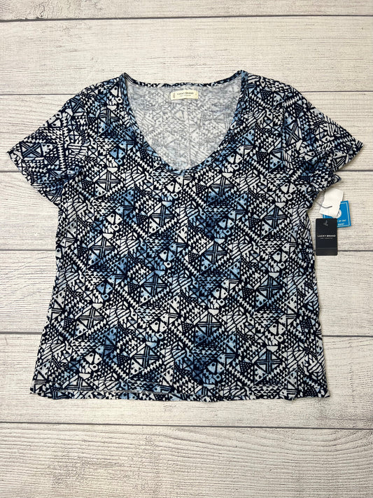 Top Short Sleeve By Lucky Brand  Size: L