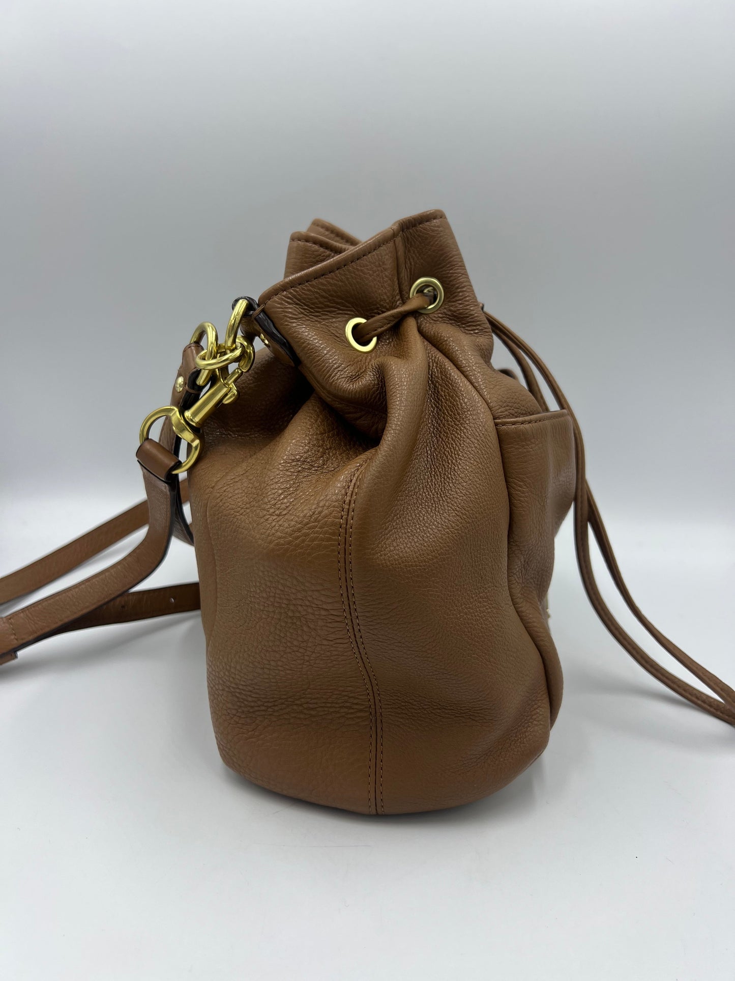 Coach Leather Hobo / Bucket Bag