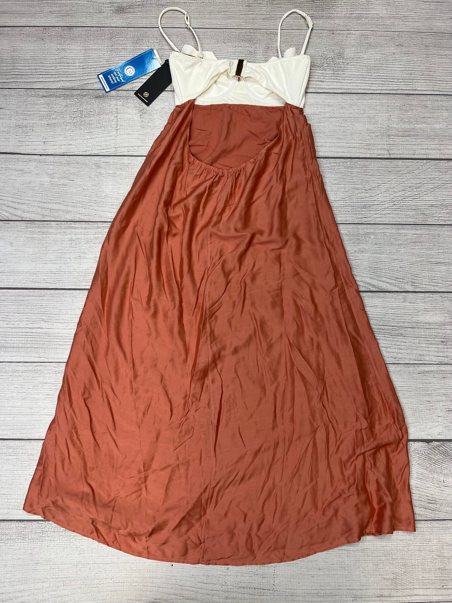 NEW! Orange Dress Casual Maxi VIXBRASIL   Size L