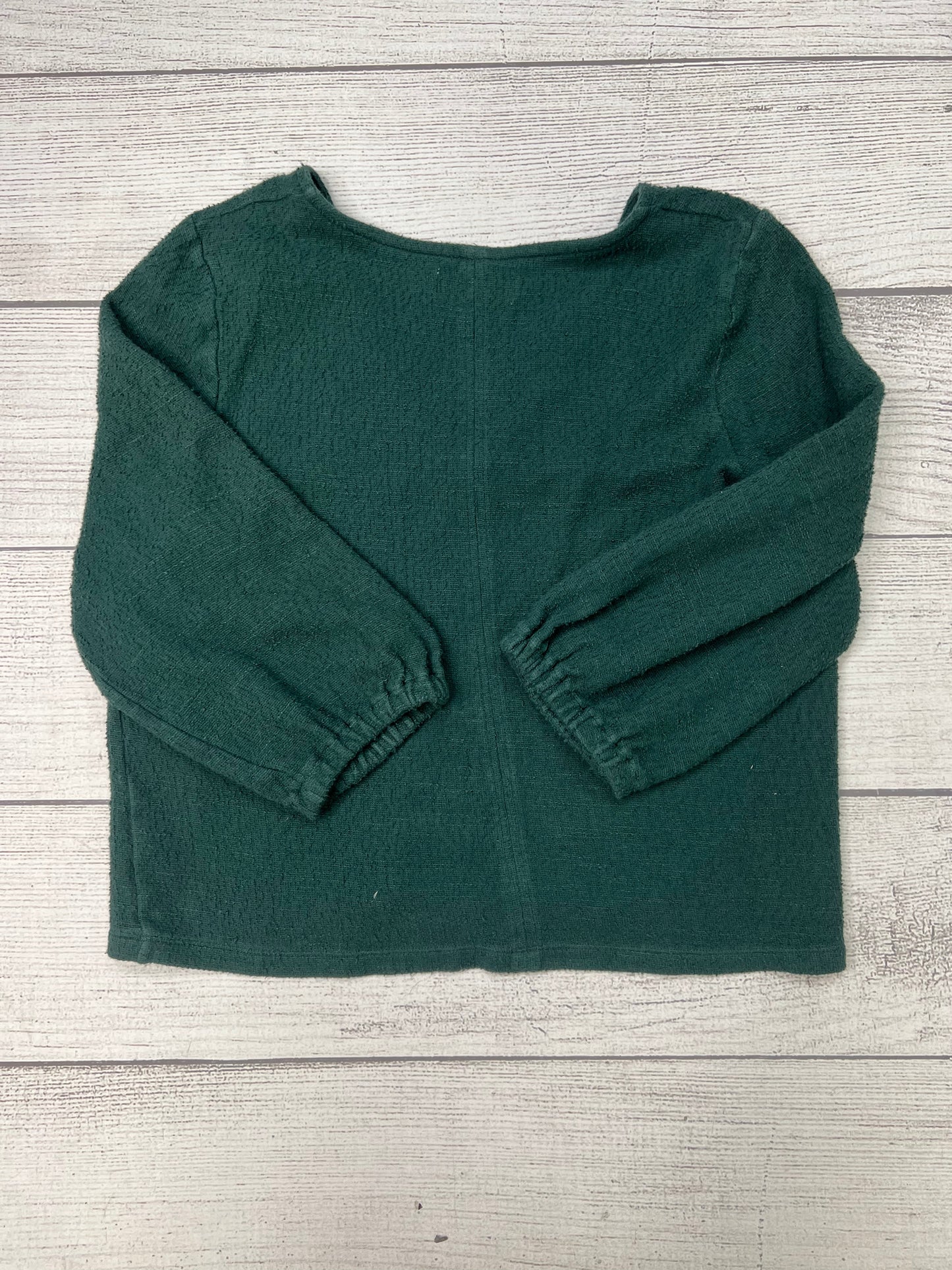 Green Top Long Sleeve Madewell, Size L