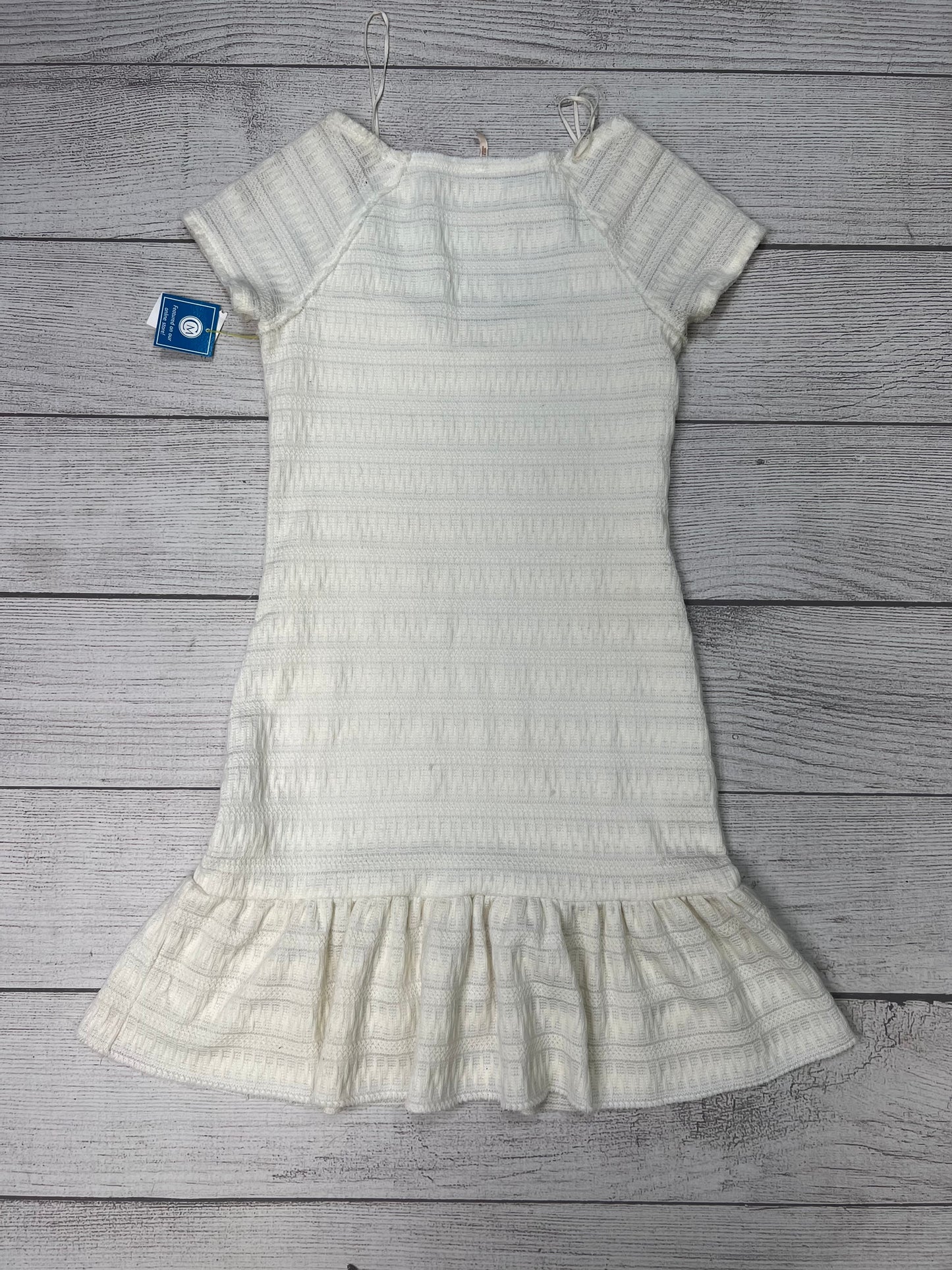 White Dress Casual Short Free People, Size M