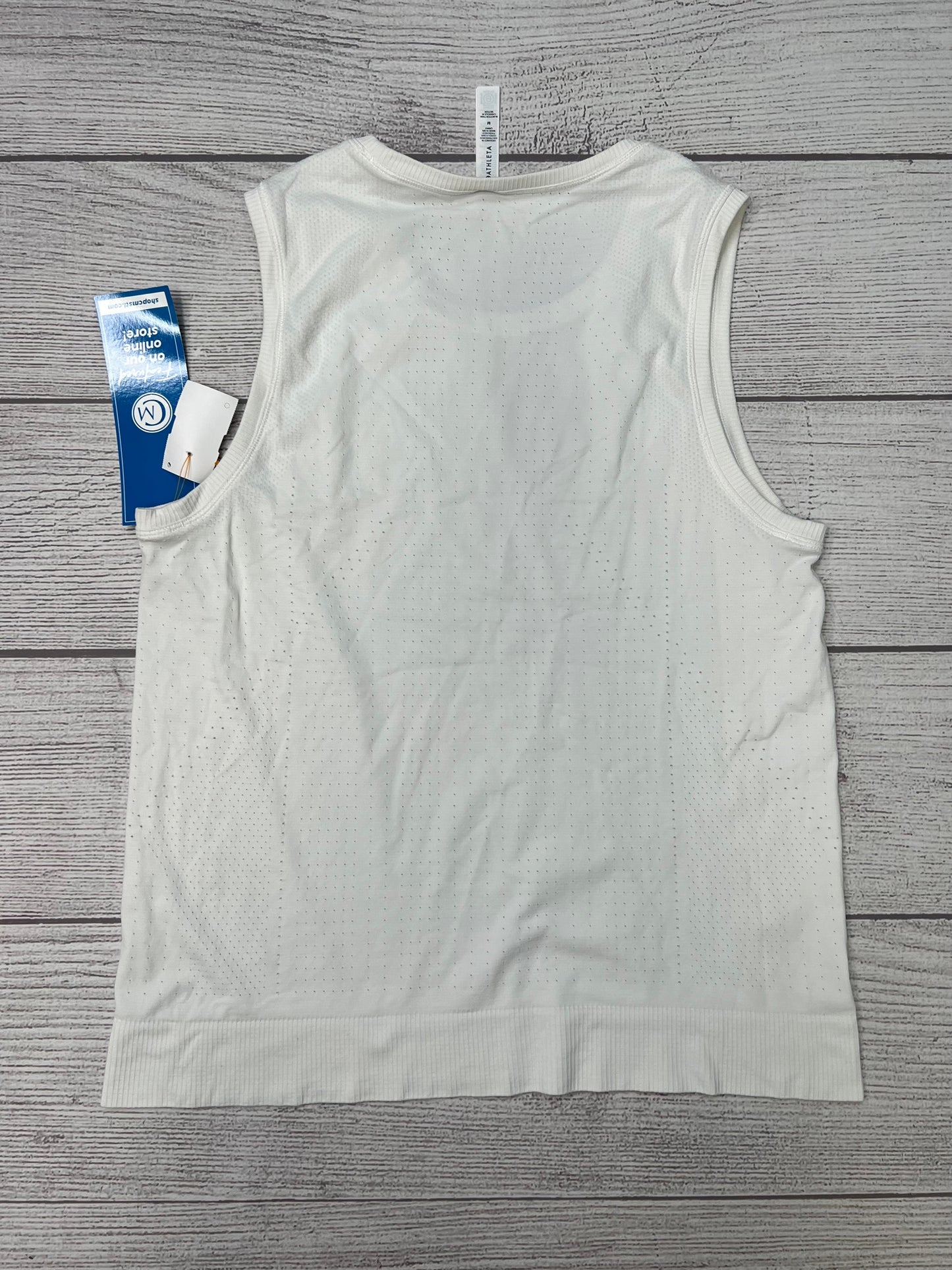 Athletic Tank Top By Athleta In White, Size: M