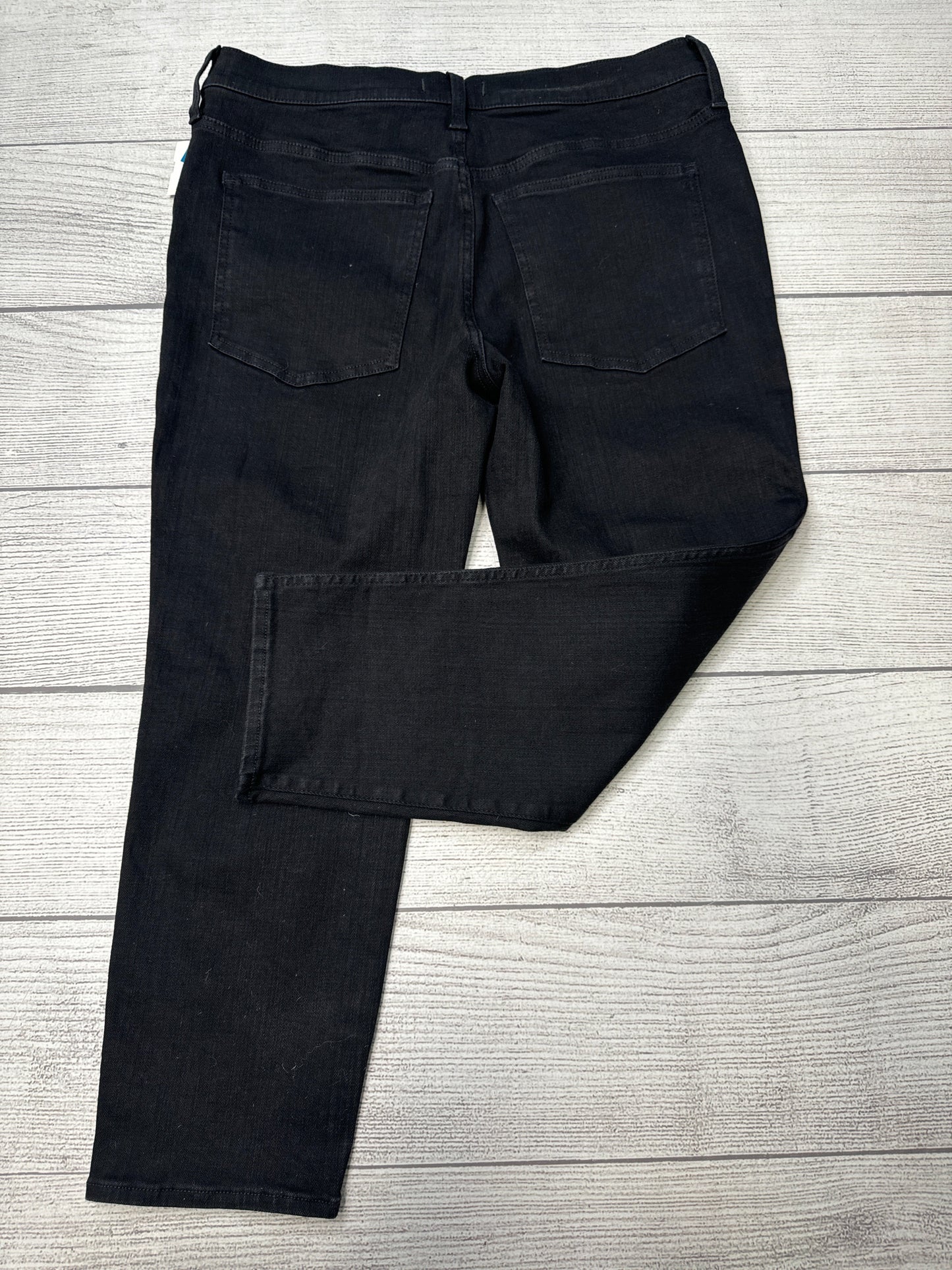 Jeans Straight By Madewell In Black Denim, Size: 14p