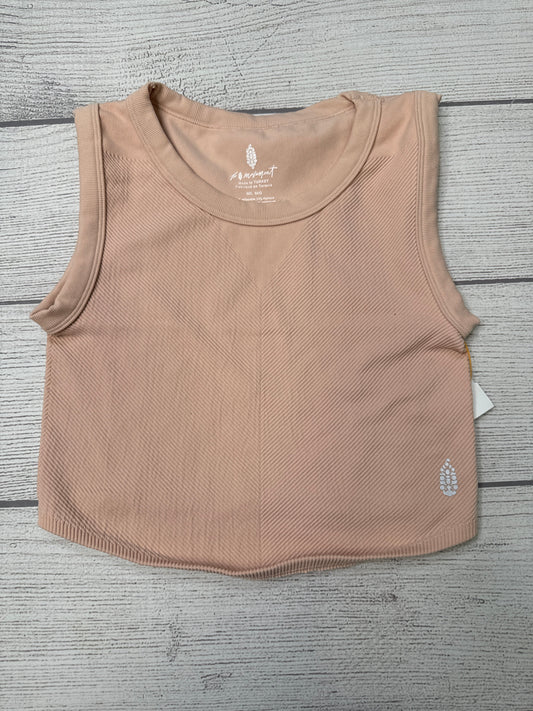 Athletic Tank Top By Free People In Peach, Size: M