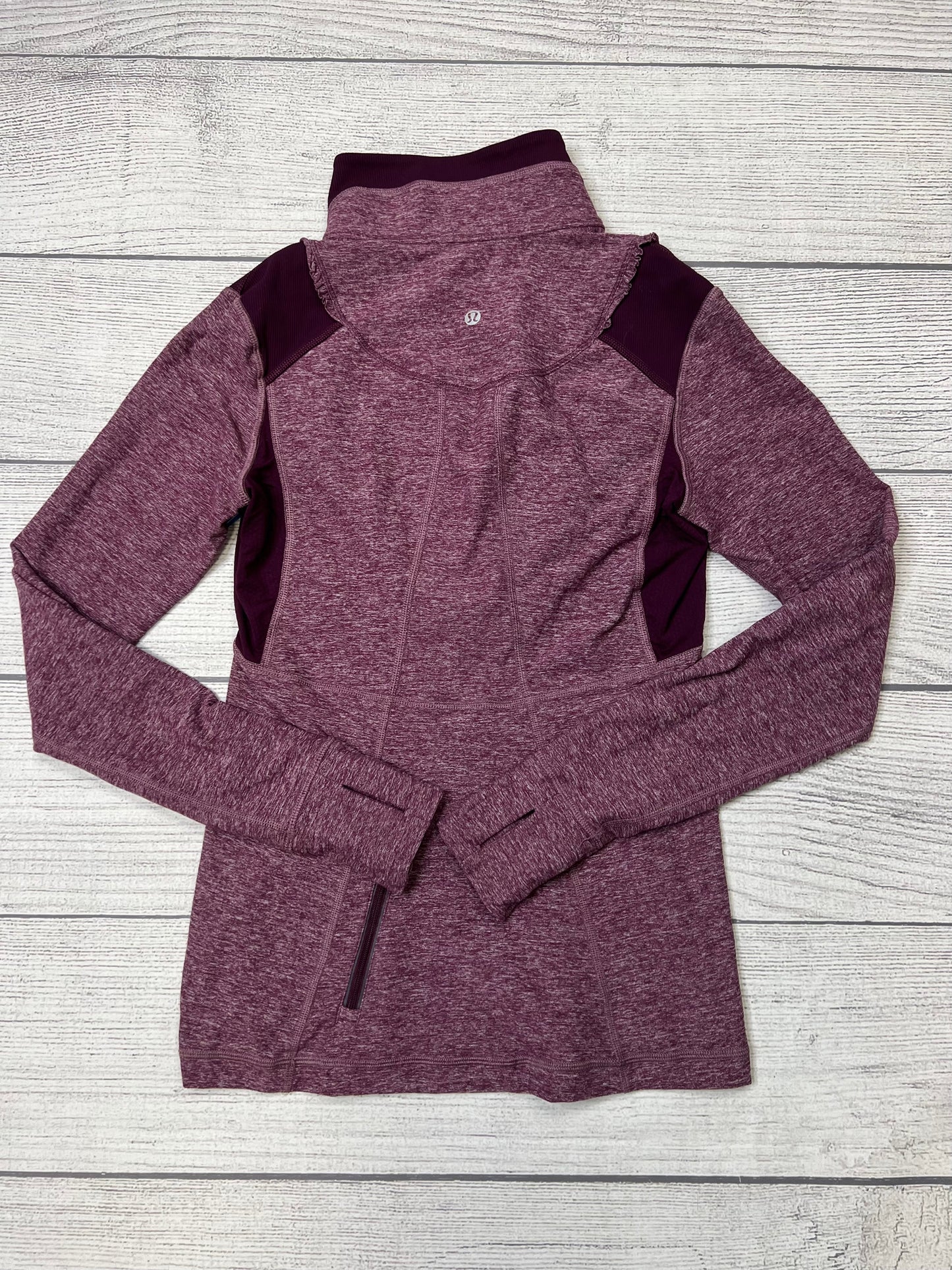 Athletic 1/2 Zip Pullover Jacket By Lululemon  Size: S