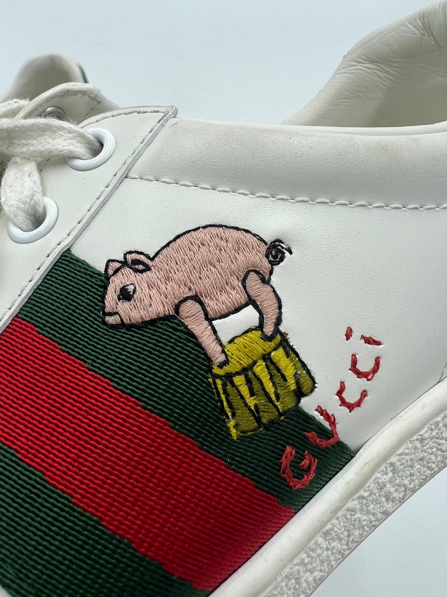 Gucci Ace Kitten Designer Sneakers Size: 6