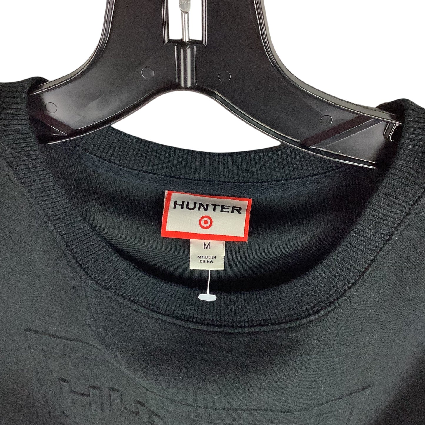 Top Long Sleeve Designer By Hunter for Target In Black, Size: M