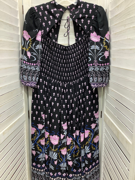 Dress Casual Maxi By Anthropologie In Black, Size: M