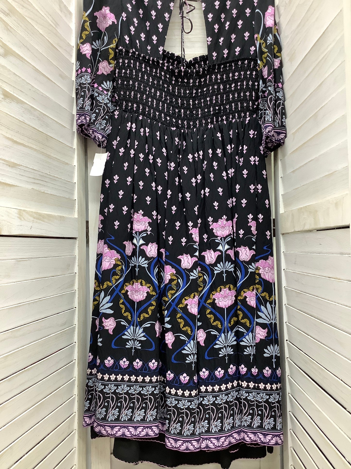 Dress Casual Maxi By Anthropologie In Black, Size: M