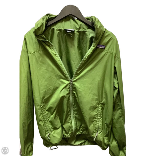 Jacket Windbreaker By Patagonia In Green, Size: M