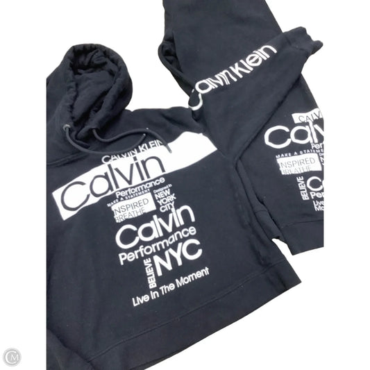 Pants Set 2pc By Calvin Klein In Black & White, Size: Xl