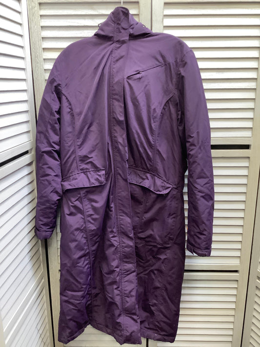 Coat Puffer & Quilted By Lands End In Plum, Size: L